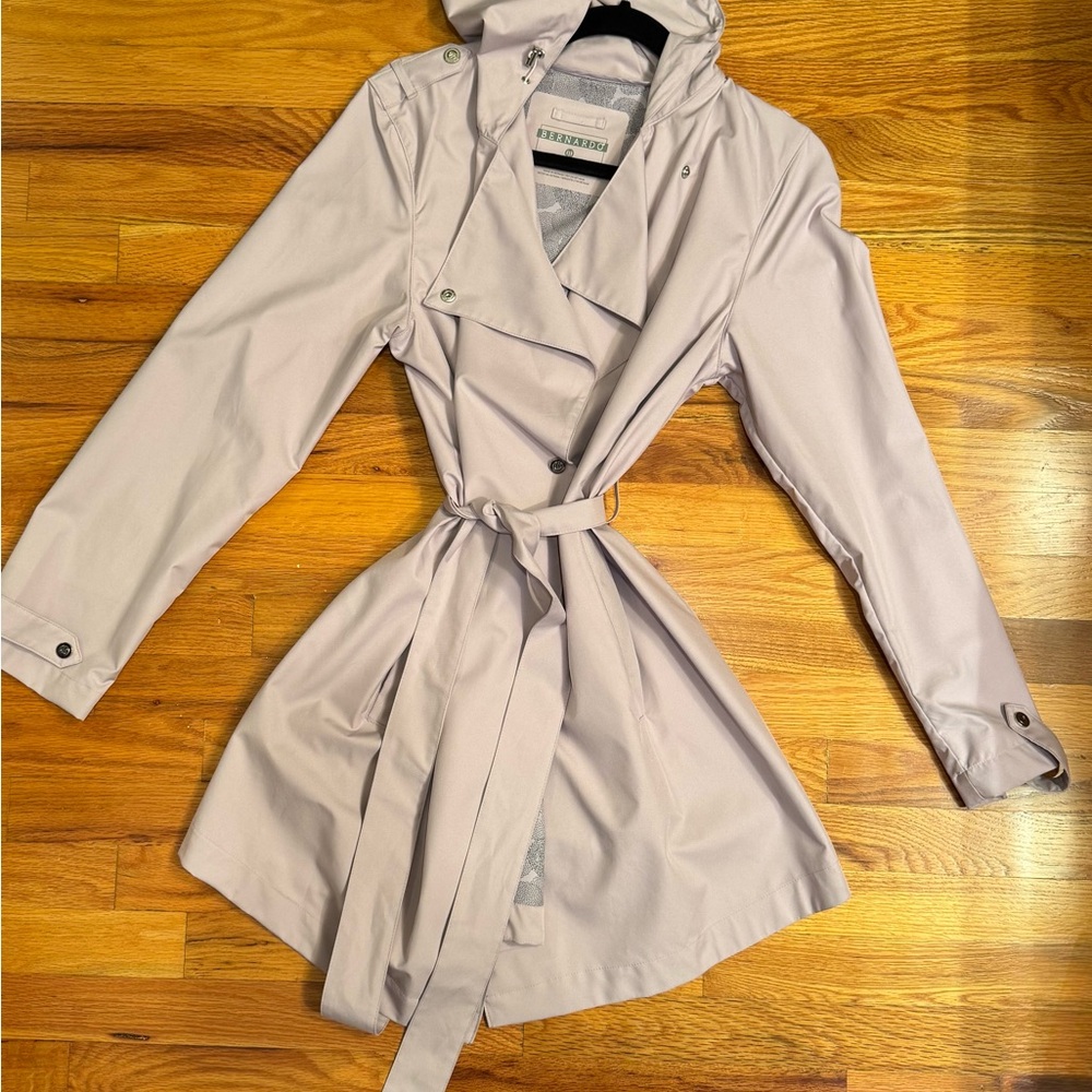 Bernardo Light Purple Trench Coat - Picture 6 of 6